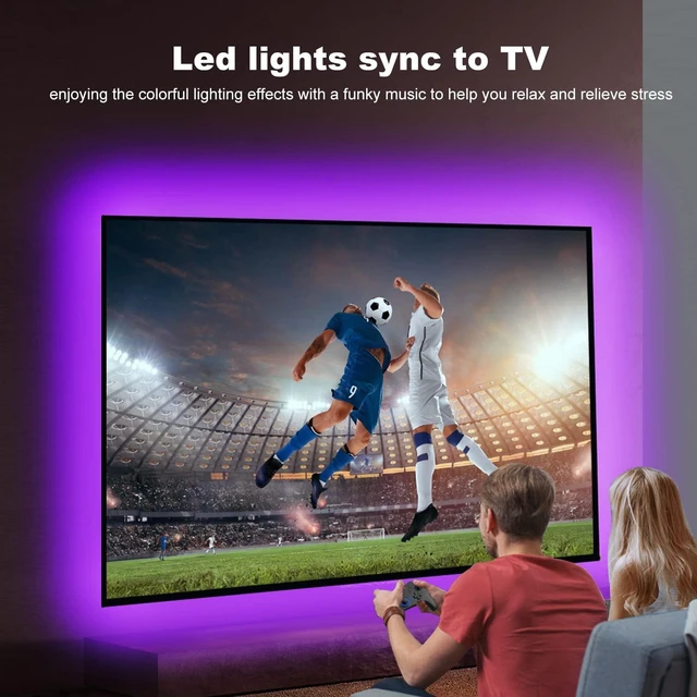 Alt view image 5 of 6 - DAYBETTER LED Lights for TV 85-Inch, 20ft LED Backlight for 85-100 Inch