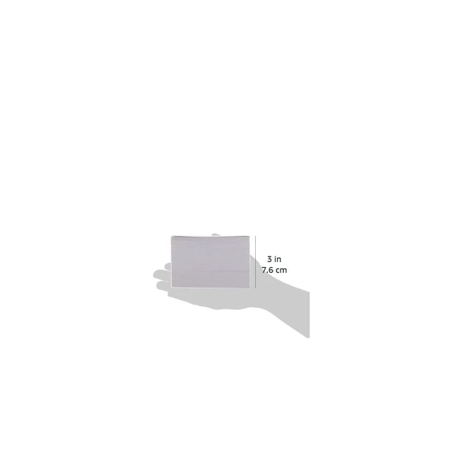 Alt view image 7 of 7 - Amazon Basics Heavy Weight Ruled Index Cards, White, 3" x 5", 300 Count (Pack of 3)