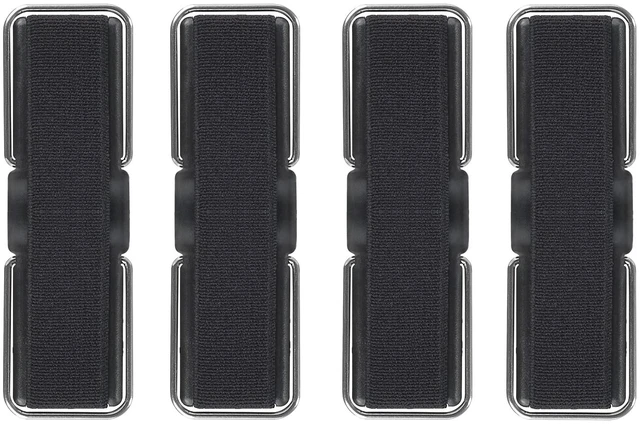 Main image of CISID Phone Finger Holder Loop Strap Grip with Stand for iPhone Samsung and Most Smartphones, Black 4PCS