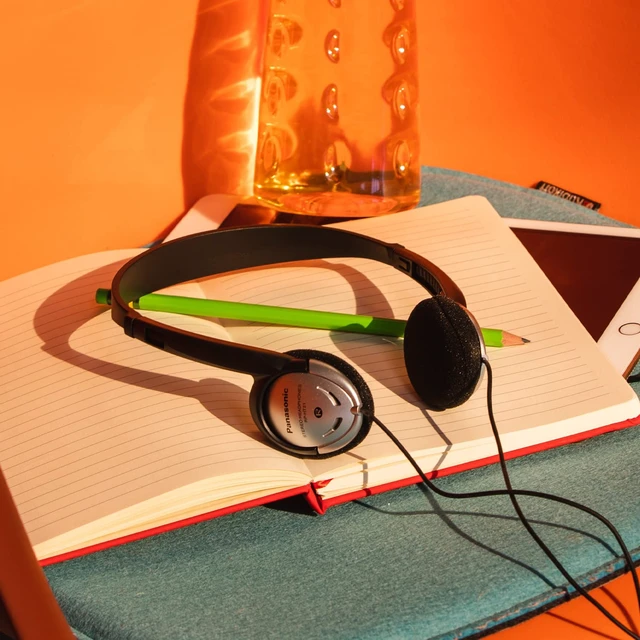 Alt view image 3 of 6 - Panasonic RP-HT21 On-Ear Lightweight Headphones, XBS, Black & Silver