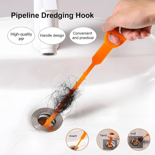 Alt view image 2 of 6 - 3 Pcs 25in Drain Snake Hair Clog Auger Clog Remover