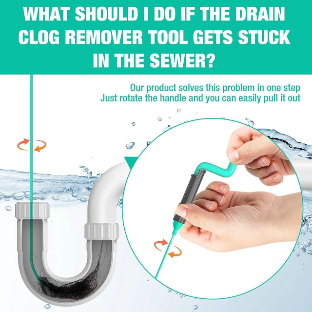 Alt view image 3 of 7 - 6-Pack Drain Snake Hair Clog Remover Tool Set
