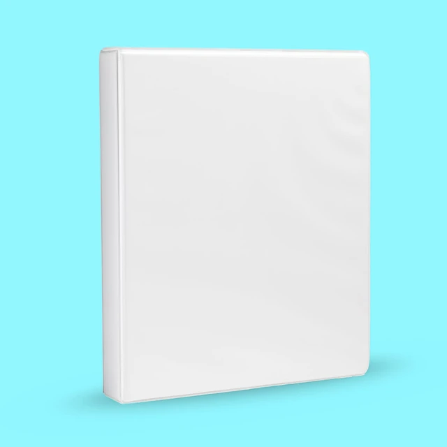 Alt view image 4 of 4 - Amazon Basics 3-Ring Binder, 1-Inch, Customizable with Pockets, White, 1-Pack