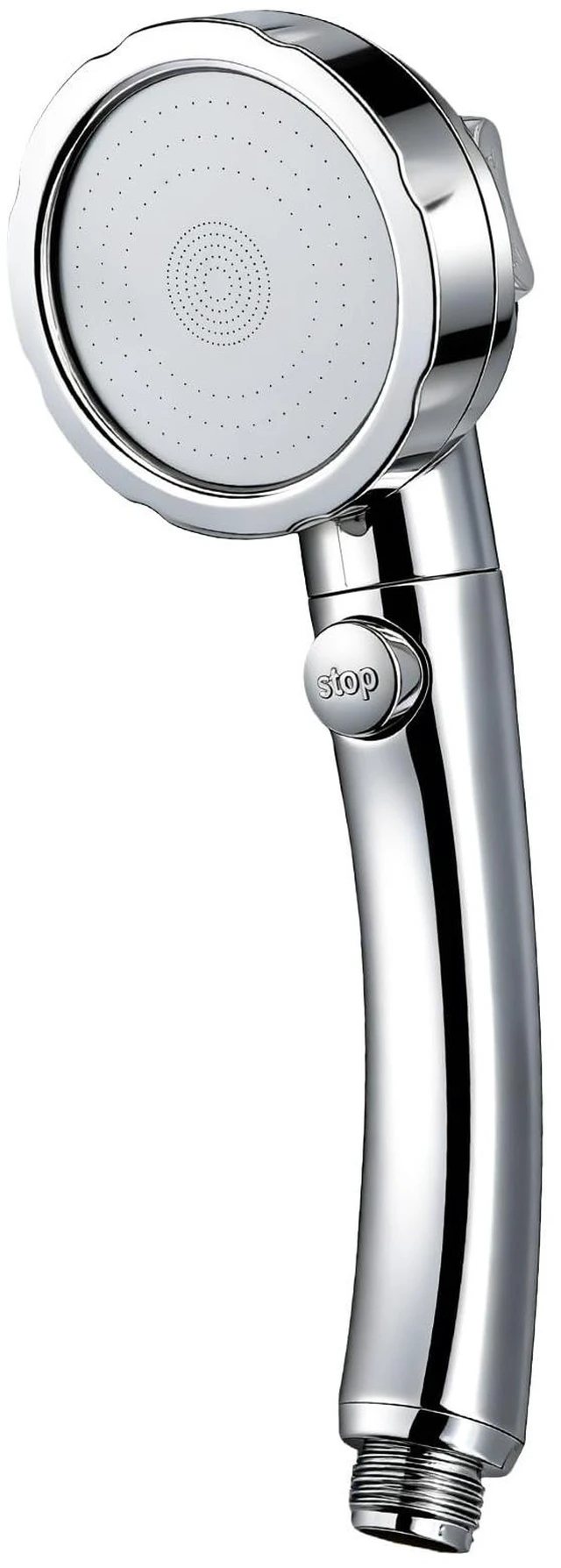 Main image of Handheld Shower Head with On/Off Pause Switch, High Pressure, 3 Spray Modes, Water Saving, Detachable