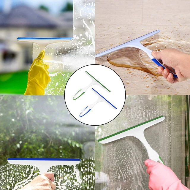 Alt view image 7 of 7 - 2 Pcs Shower Squeegee for Glass Doors, Small Squeegee, Glass Wiper