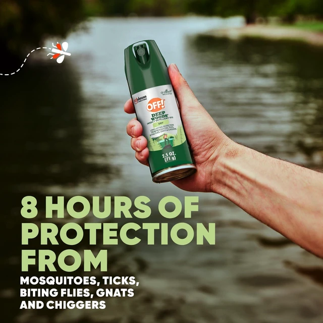 Alt view image 2 of 6 - OFF! Deep Woods Dry Insect & Mosquito Repellent, 2.5oz