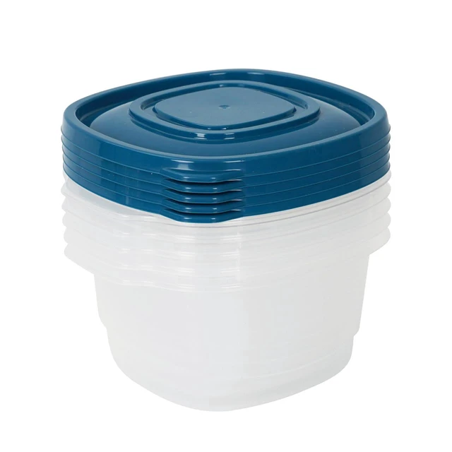 Alt view image 6 of 6 - Mainstays 5.2-Cup Semi Durable Food Storage Containers, 5-Pack