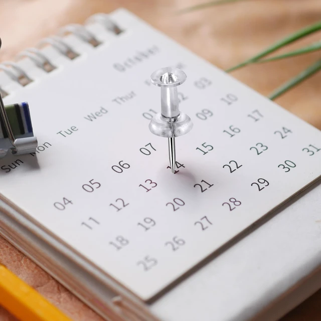 Alt view image 5 of 7 - 200Pcs Clear Plastic Head Push Pins Thumb Tacks with Steel Point for Bulletin Board, Corkboard, Map, Calendar, Photo, Home, Office