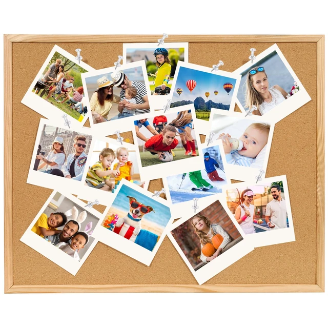 Alt view image 2 of 7 - 200Pcs Clear Plastic Head Push Pins Thumb Tacks with Steel Point for Bulletin Board, Corkboard, Map, Calendar, Photo, Home, Office