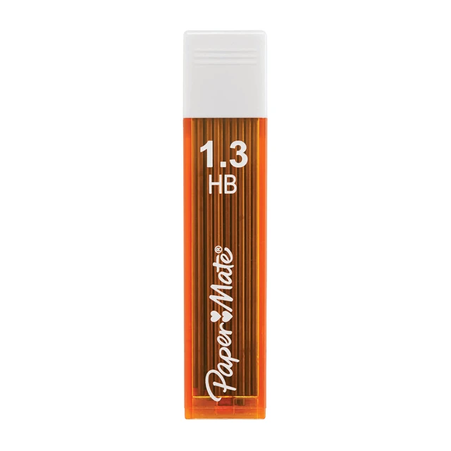 Alt view image 4 of 6 - Paper Mate Handwriting Triangular Mechanical Pencils, 1.3mm, 5 Count, with Lead & Eraser Refills, Fun Barrel Colors