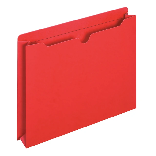 Alt view image 2 of 6 - Pendaflex Reinforced 2" Expansion File Jackets, Letter Size, 10-Pack, Assorted Colors