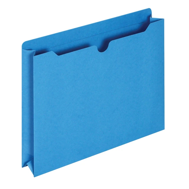 Alt view image 3 of 6 - Pendaflex Reinforced 2" Expansion File Jackets, Letter Size, 10-Pack, Assorted Colors