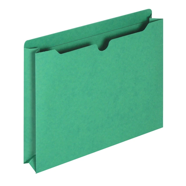 Alt view image 4 of 6 - Pendaflex Reinforced 2" Expansion File Jackets, Letter Size, 10-Pack, Assorted Colors