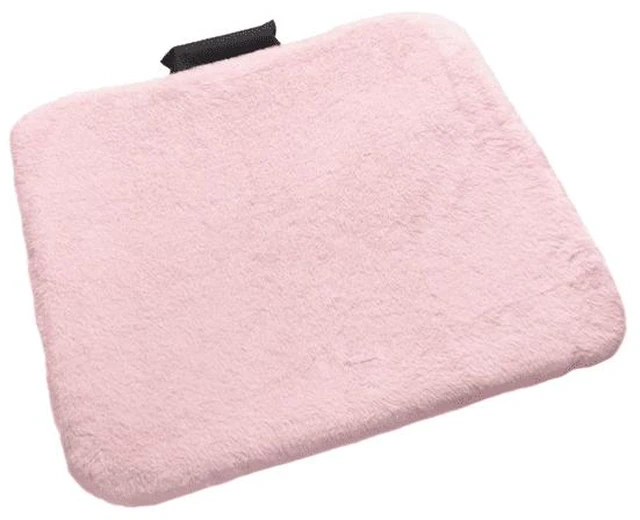 Main image of Auto Drive Plush Seat Cushion Pink, Universal Fit for Cars, Trucks, SUVs, Sedans