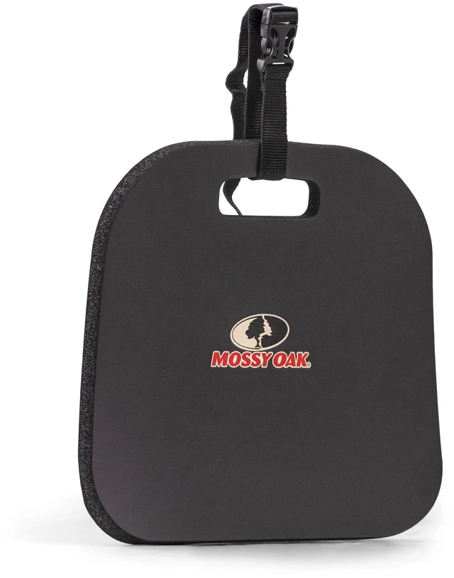 Main image of Mossy Oak 0.8-Inch Thick Soft Foam Stadium Seat Cushion, Black, Unisex