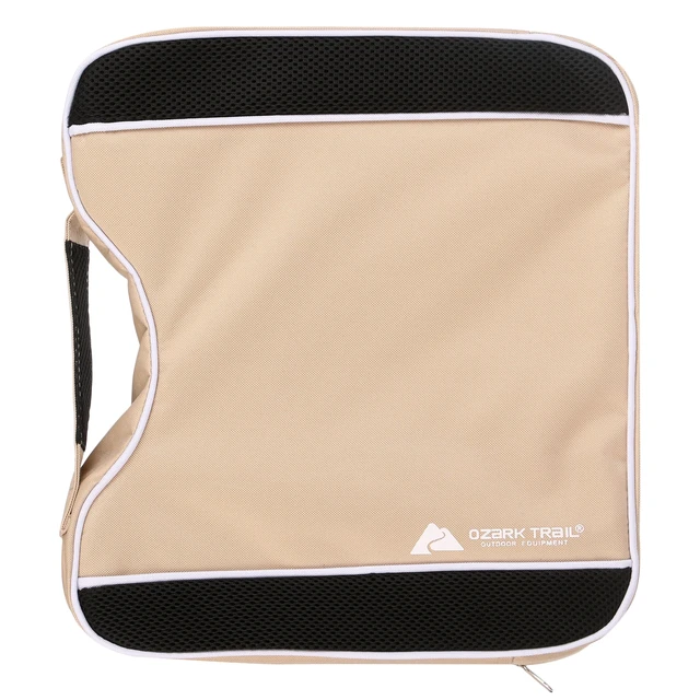Alt view image 7 of 7 - Ozark Trail Stadium Seat Cushion with Non-Skid Bottom, Tan