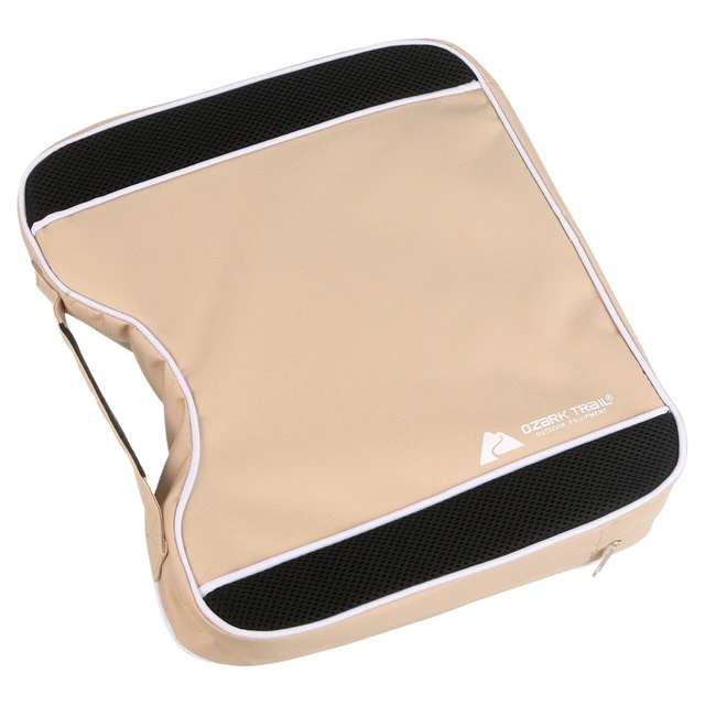 Alt view image 2 of 7 - Ozark Trail Stadium Seat Cushion with Non-Skid Bottom, Tan