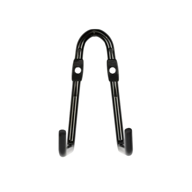 Alt view image 6 of 6 - Hyper Tough Wall Mounted Steel Multi-Tool Hook, Black, 2.25in x 4.25in x 4in