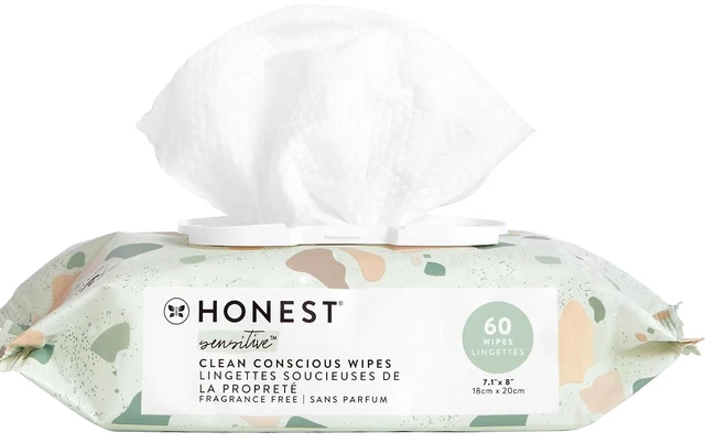 Main image of The Honest Company Multi-Use Baby Wipes, Geo Mood, 60 Count