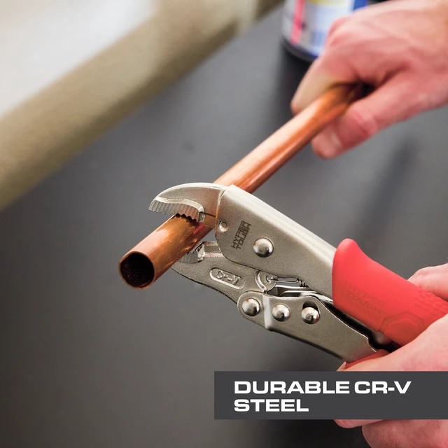 Alt view image 6 of 6 - Hyper Tough 7in Curved Jaw Locking Pliers with Triggerless Release, Model 44325