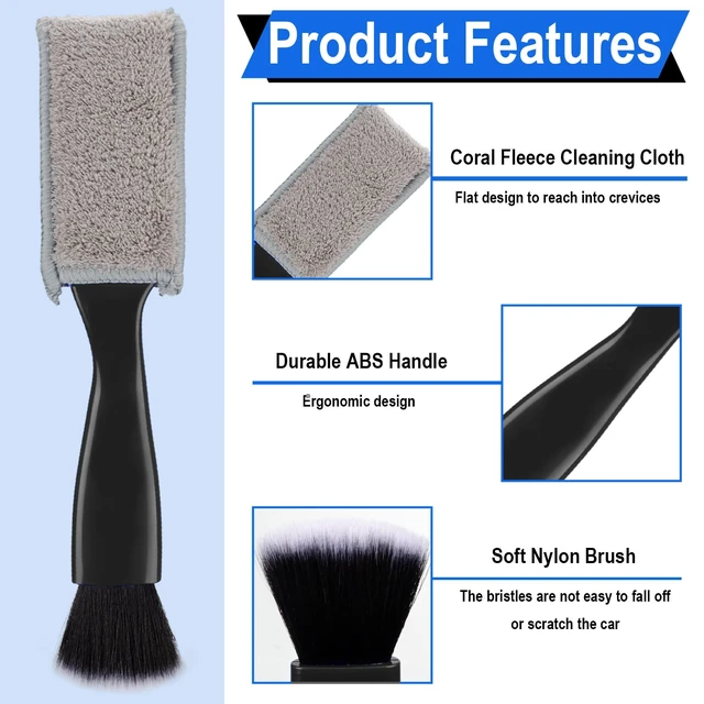 Alt view image 2 of 7 - BFXM 2 in 1 Double Head Car Detailing Brush