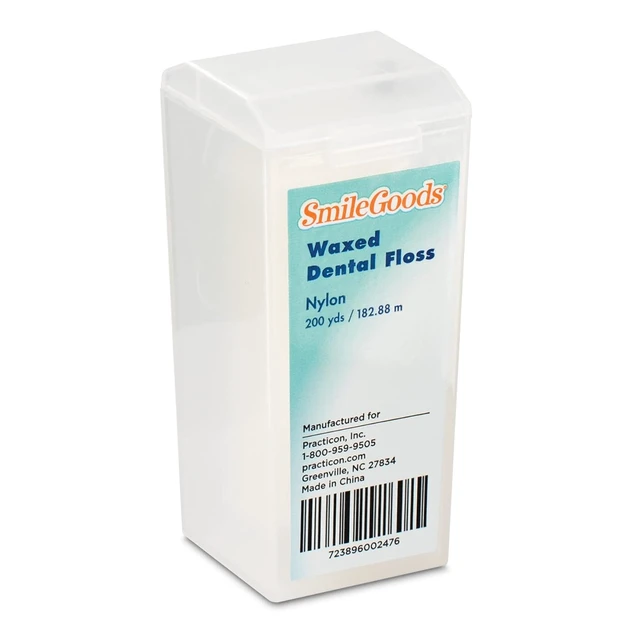 Alt view image 3 of 6 - SmileGoods Waxed Dental Floss, 200 Yard, Unflavored