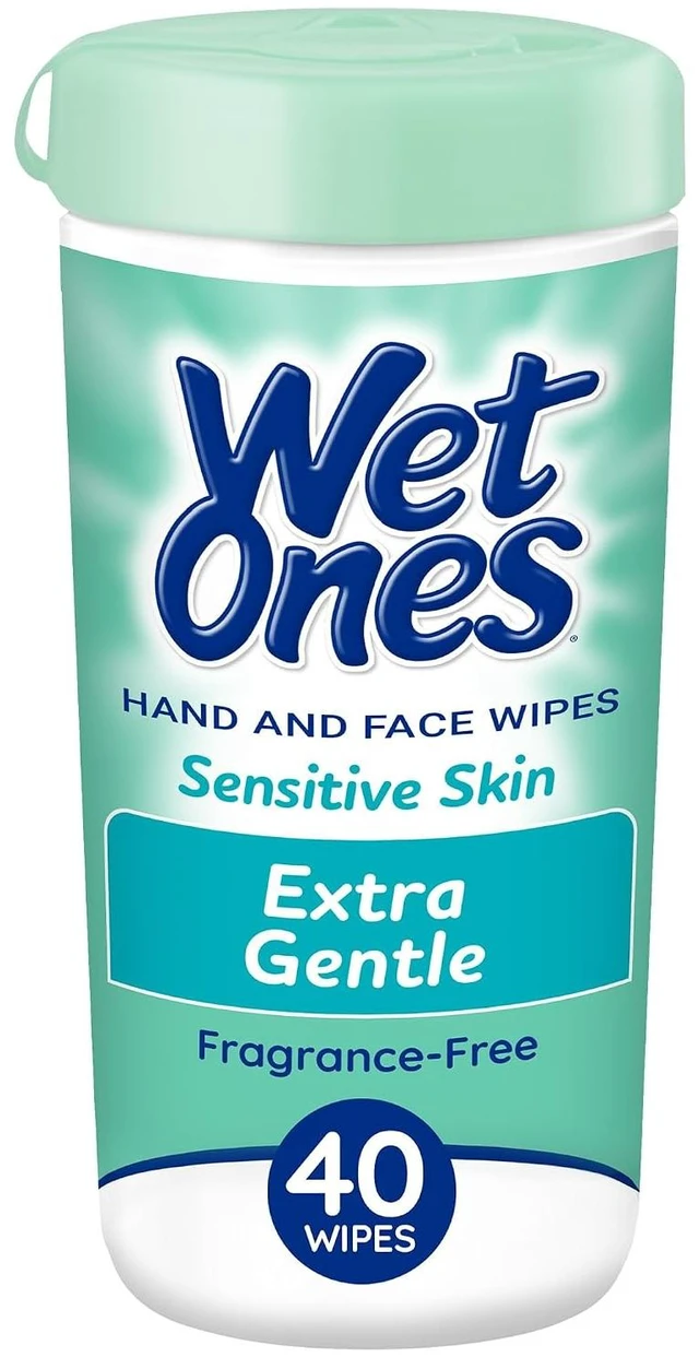 Alt view image 4 of 6 - Wet Ones Hand Wipes Sensitive Skin Unscented 40 Count Canister (1 Pack)