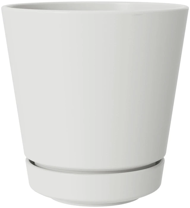 Main image of Mainstays Core 5.9in x 5.9in x 6.1in Round Vanilla Dream Plastic Planter