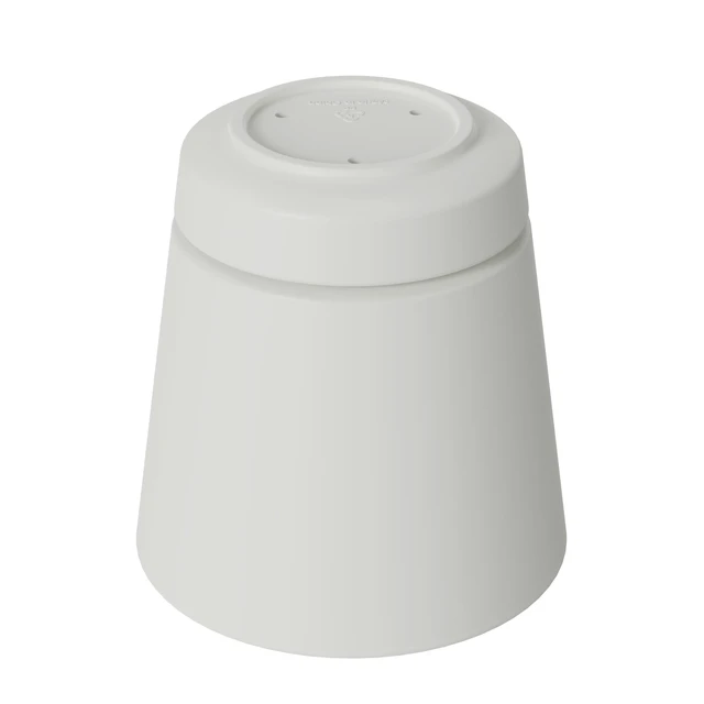 Alt view image 4 of 6 - Mainstays Core 5.9in x 5.9in x 6.1in Round Vanilla Dream Plastic Planter