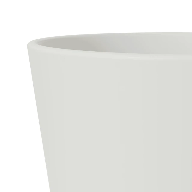 Alt view image 6 of 6 - Mainstays Core 5.9in x 5.9in x 6.1in Round Vanilla Dream Plastic Planter