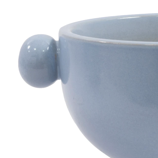 Alt view image 2 of 6 - Beautiful by Drew Barrymore 7in Ceramic Cornflower Handled Planter