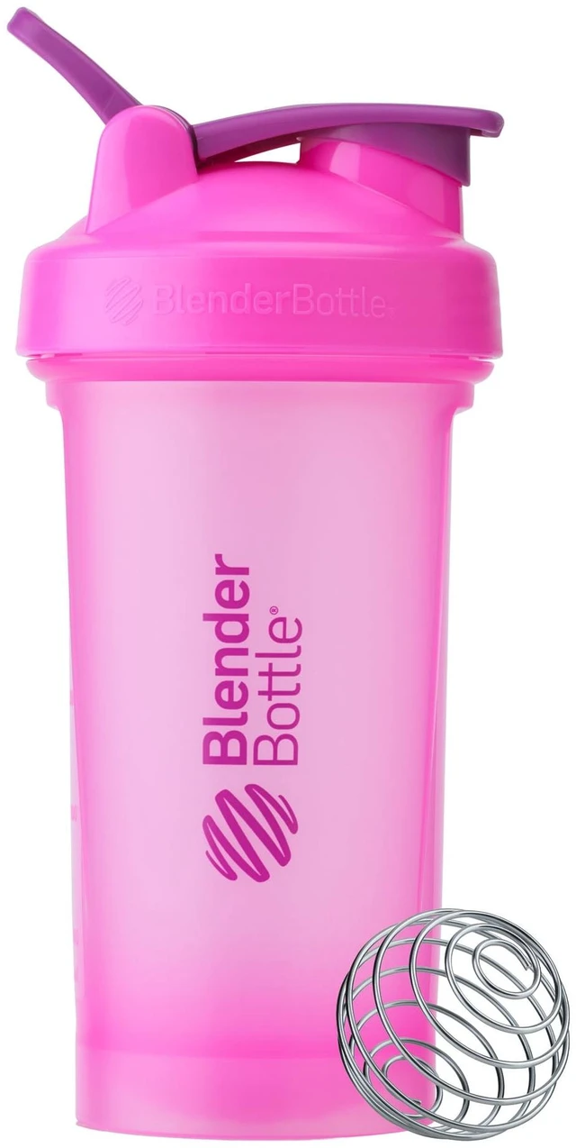 Main image of BlenderBottle Classic 24 oz Pink Shaker Cup with Flip-Top and Wide Mouth Lid