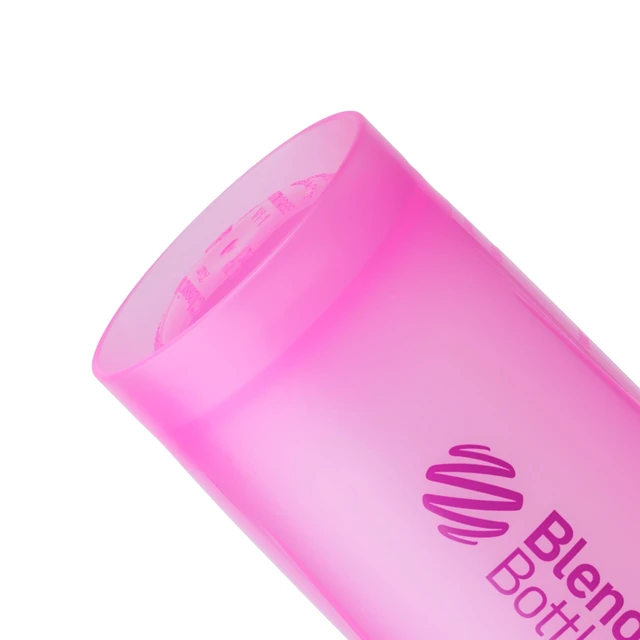 Alt view image 5 of 6 - BlenderBottle Classic 24 oz Pink Shaker Cup with Flip-Top and Wide Mouth Lid