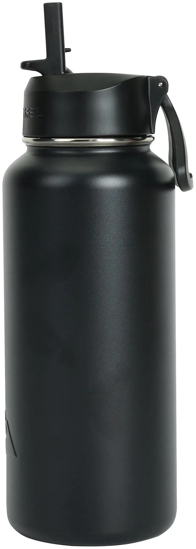 Alt view image 6 of 7 - Ozark Trail 32oz Stainless Steel Insulated Flip-Straw Water Bottle with Handle, Black