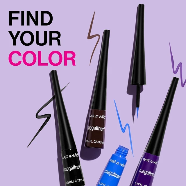 Alt view image 2 of 6 - Wet n Wild MegaLiner Liquid Eyeliner - Black