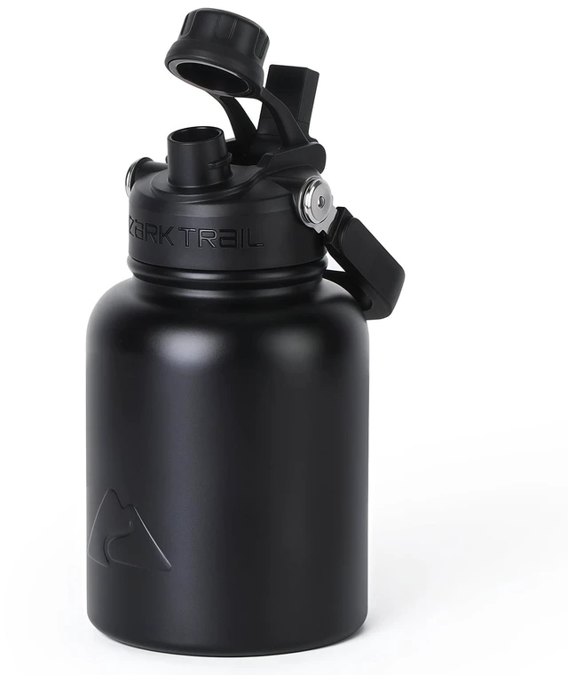 Alt view image 3 of 6 - Ozark Trail 25oz Stainless Steel Insulated Chug Bottle, Black