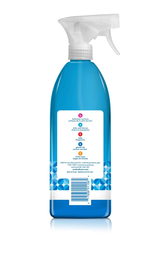 Alt view image 2 of 5 - Method Antibacterial Bathroom Cleaner, Spearmint, 28 fl oz