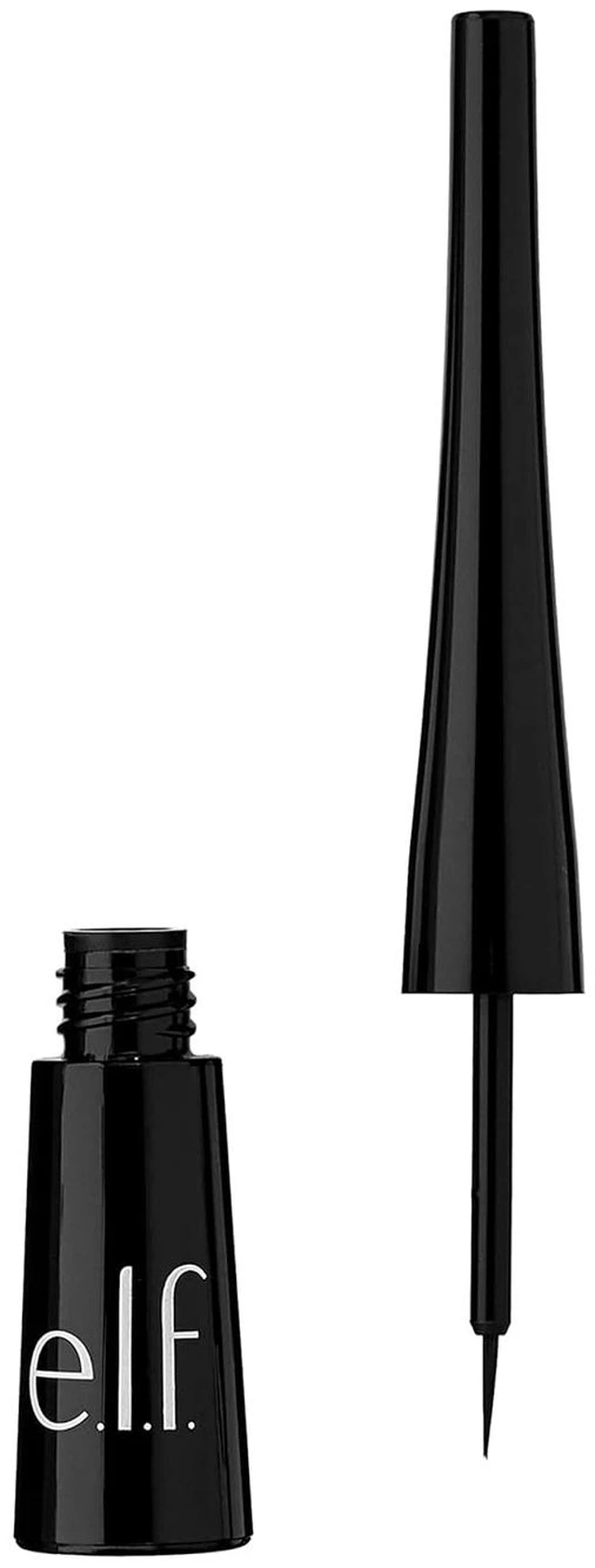 Main image of e.l.f. Liquid Eyeliner - Jet Black, High-Pigment, Extra-Fine Brush Tip, Smudge-Proof