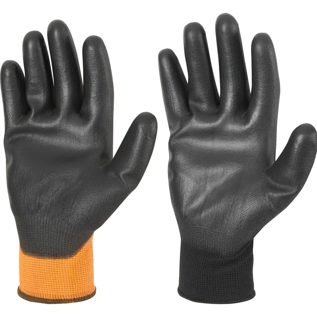 Alt view image 2 of 7 - Wells Lamont Ultimate Gripper 3-Pack Men's Work Gloves, Orange/Black