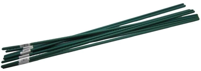 Alt view image 2 of 3 - Allfenz 36" Plant Support Plastic and Steel Garden Stakes (10 Pack)