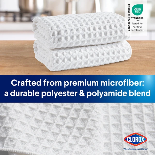 Alt view image 2 of 6 - Clorox Waffle Kitchen Bar Mop, 2 Pack, White