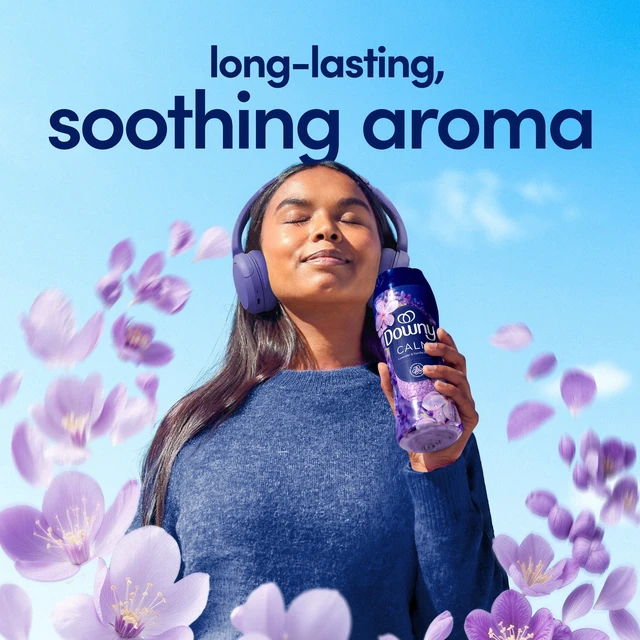 Alt view image 2 of 6 - Downy Infusions Calm Lavender and Vanilla Bean In-Wash Scent Booster Beads, 12.2 oz