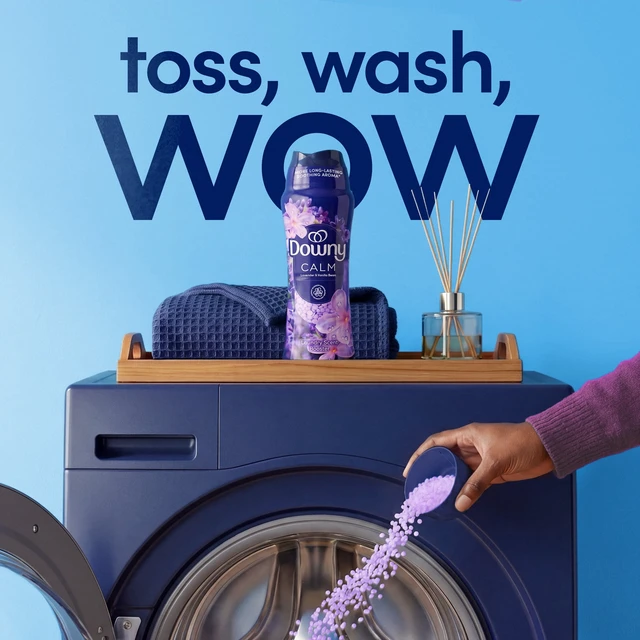 Alt view image 5 of 6 - Downy Infusions Calm Lavender and Vanilla Bean In-Wash Scent Booster Beads, 12.2 oz