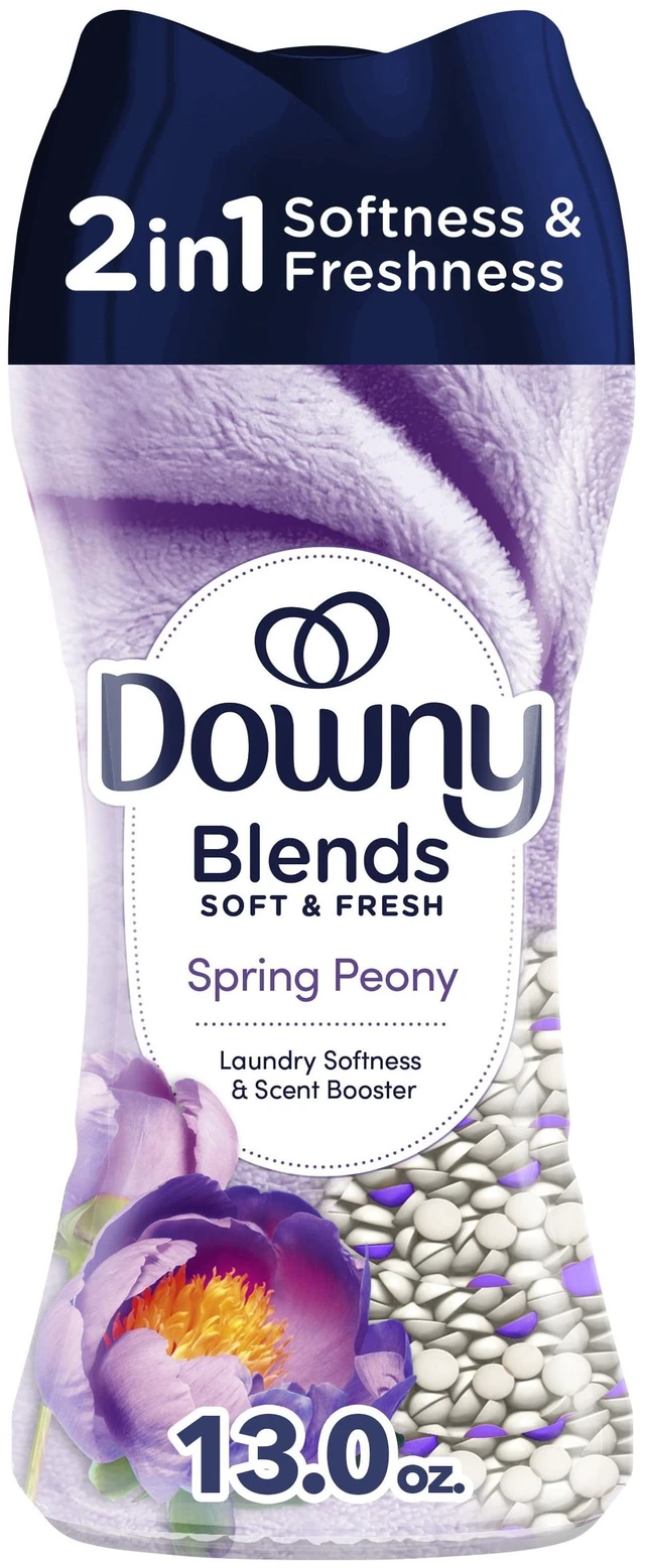 Main image of Downy Blends Soft & Fresh In-Wash Laundry Scent Booster Beads, Spring Peony, 13oz