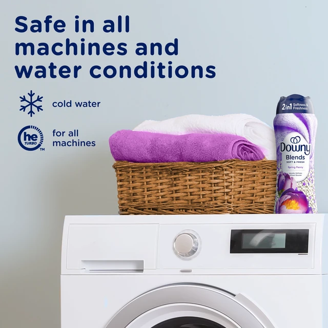 Alt view image 2 of 6 - Downy Blends Soft & Fresh In-Wash Laundry Scent Booster Beads, Spring Peony, 13oz