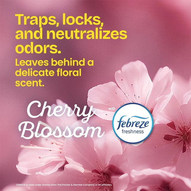 Alt view image 5 of 5 - Glad 8-Gallon Medium Pink Drawstring Trash Bags, Febreze Cherry Blossom Scent, 20 Bags
