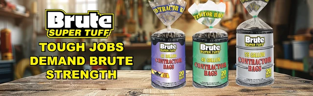 Alt view image 6 of 6 - Brute Super Tuff 45 Gallon Contractor Trash Bags, 20 Bags