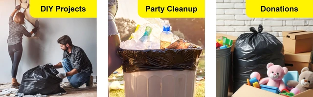 Alt view image 4 of 6 - Brute Super Tuff 45 Gallon Contractor Trash Bags, 20 Bags