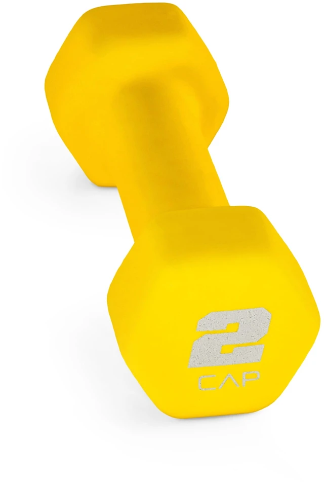 Main image of CAP 2lb Neoprene Dumbbell Yellow Single