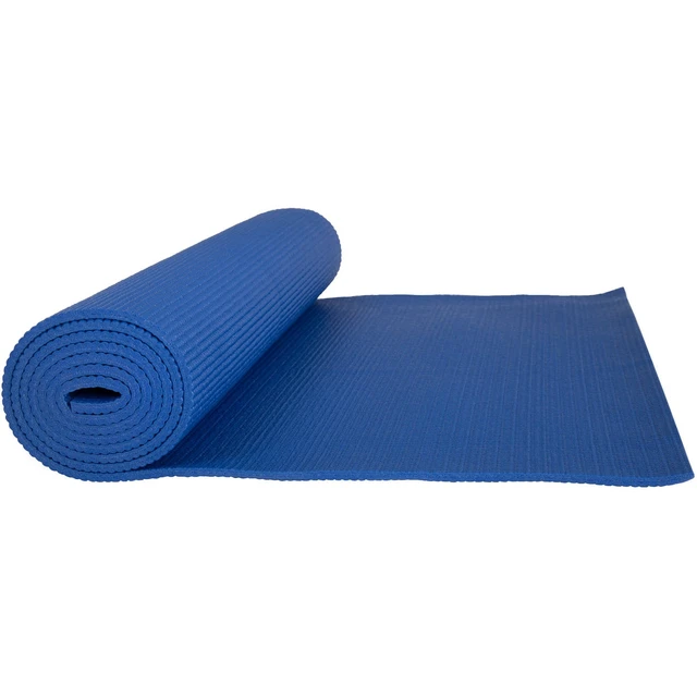 Alt view image 6 of 6 - Wakeman 1/4-Inch Thick Double-Sided Yoga Mat with Strap, 71 x 24 in, Blue